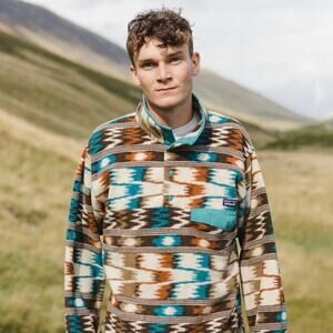 Patagonia Men's Synchilla Nepali Dhoti Snap-T Fleece Pullover